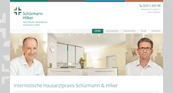 Desktop Screenshot of praxis-schuermann-hilker.de
